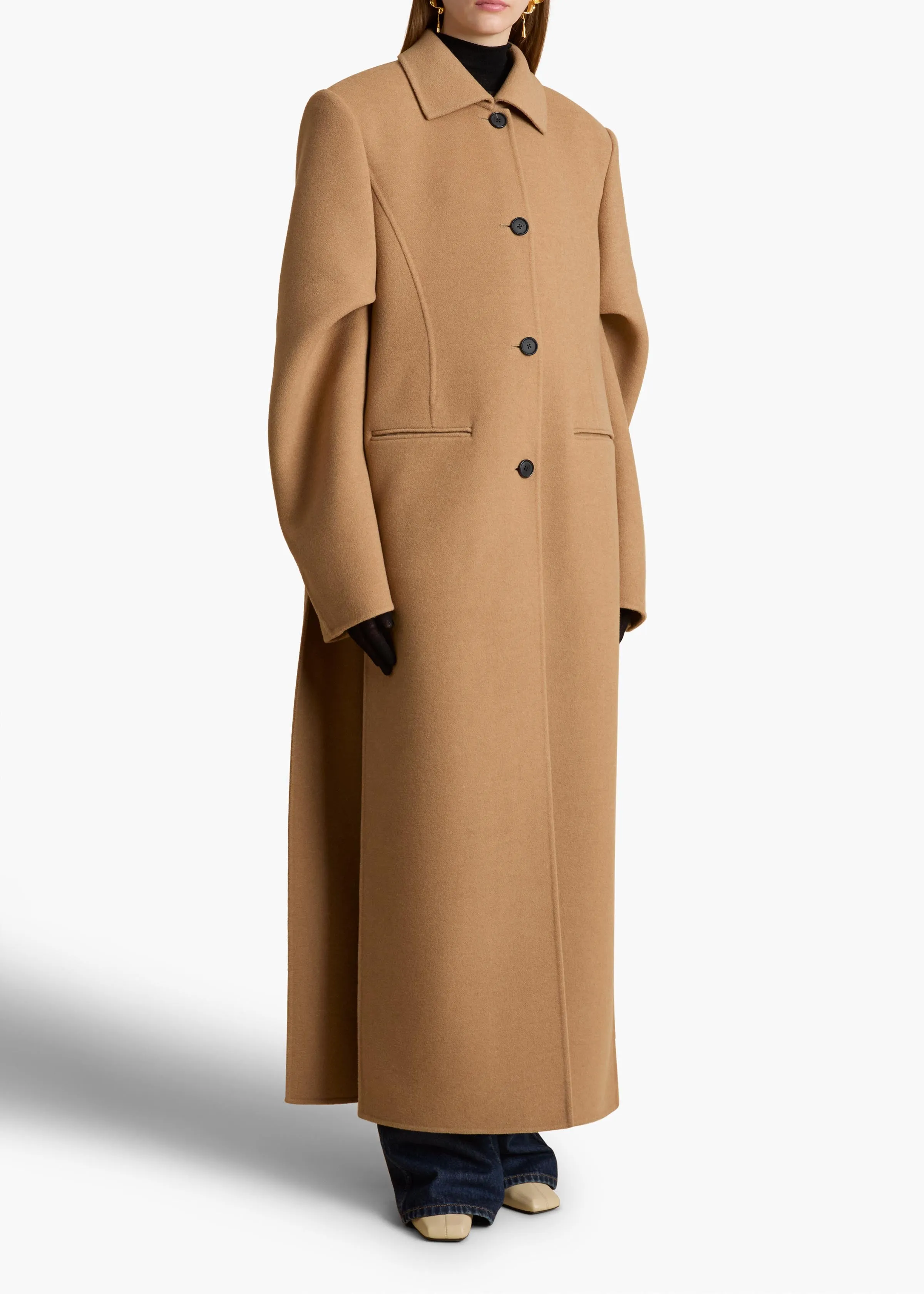 Darton Coat in Camel