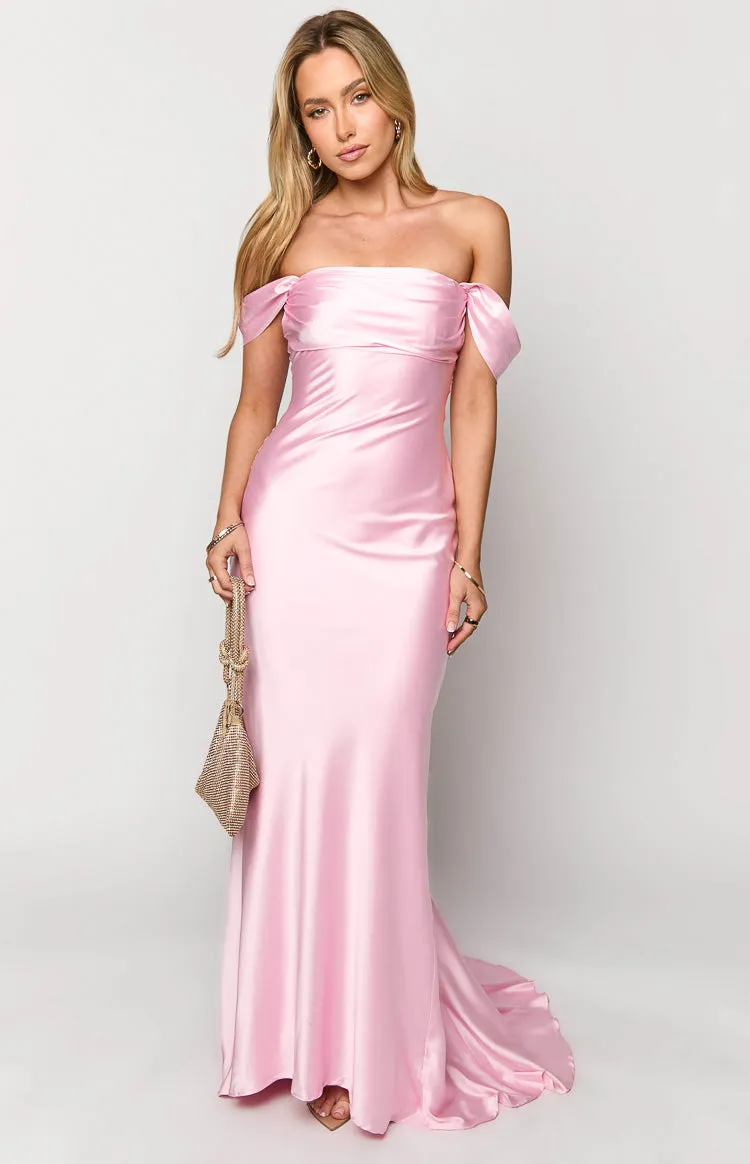 Delanie Pink Maxi Dress