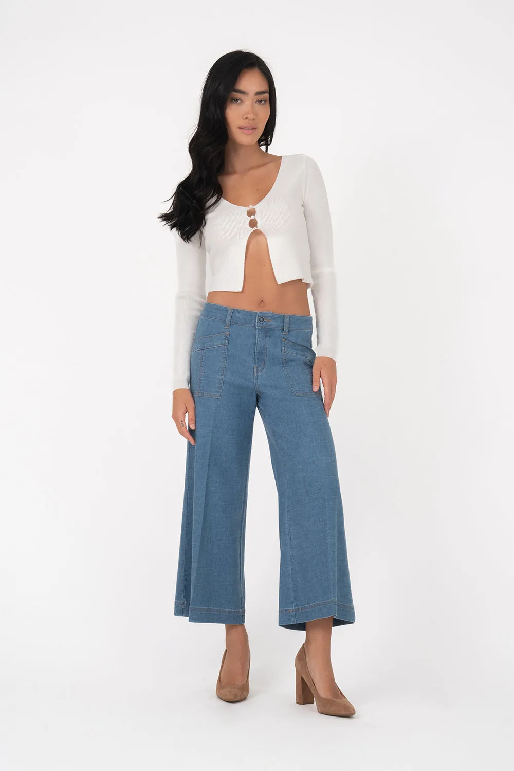 Denim by Nature™ Collette Wide Leg