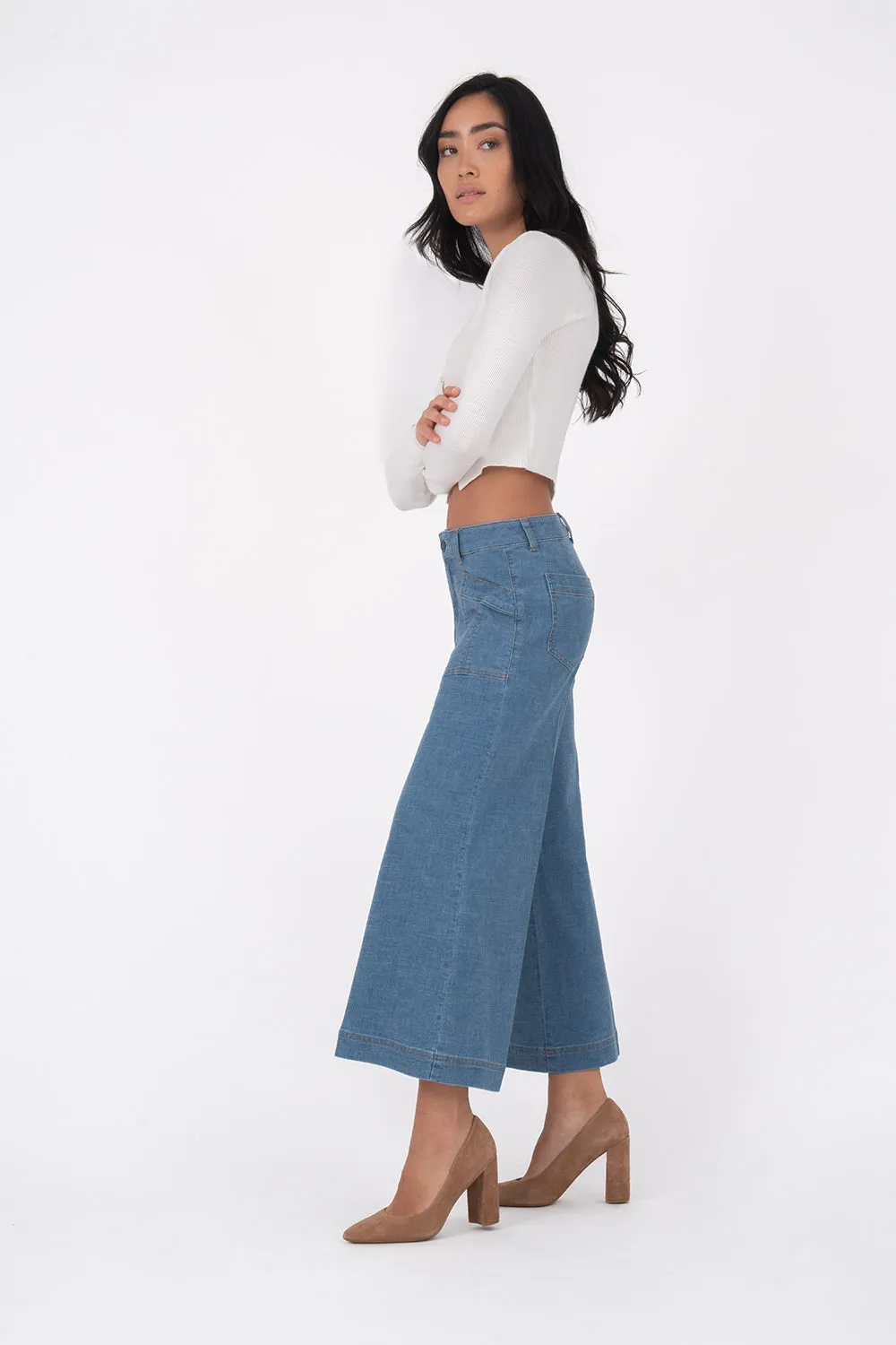 Denim by Nature™ Collette Wide Leg