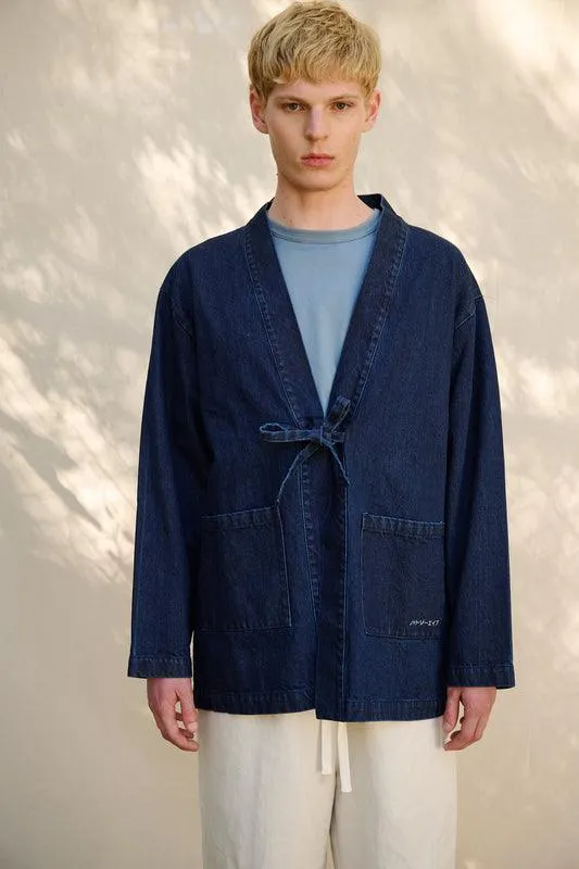 Denim Kimono Work Jacket