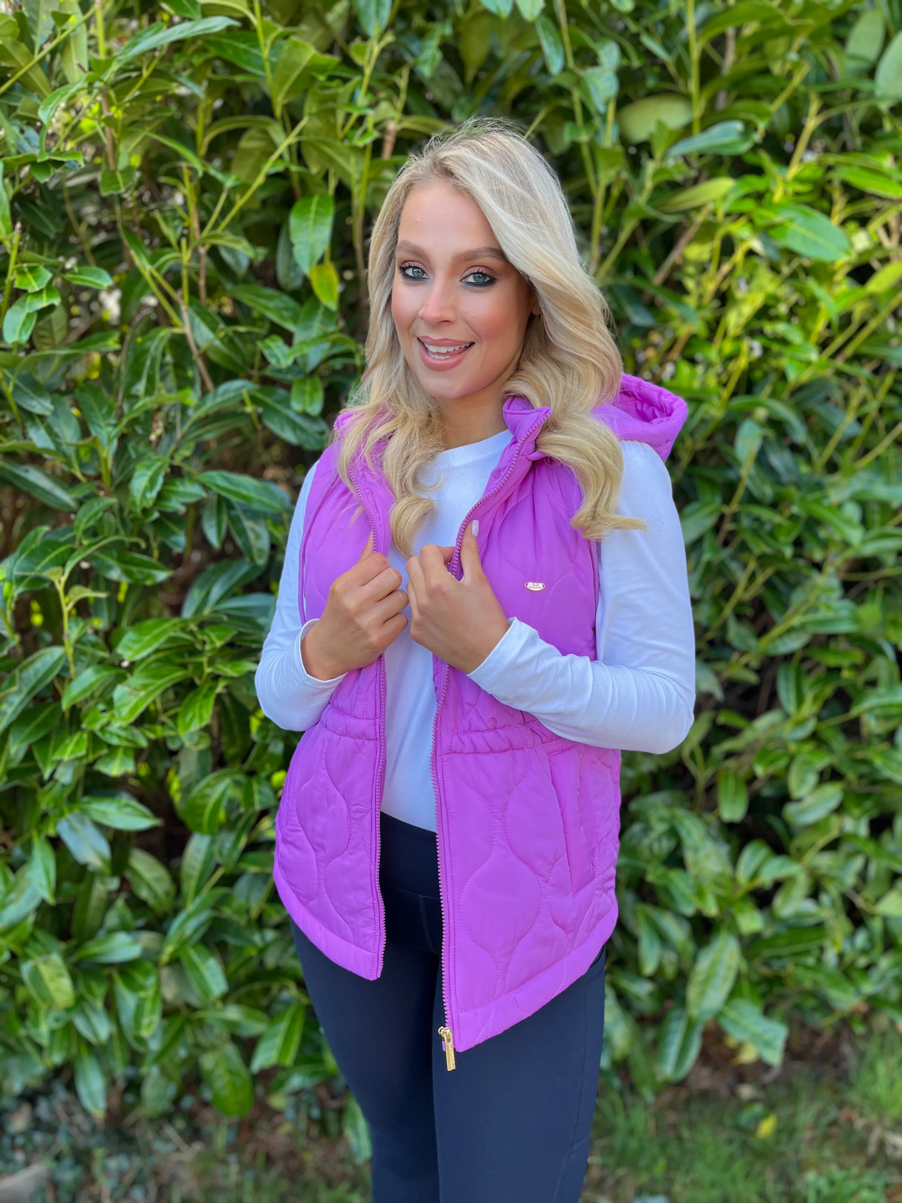 Denise Purple Gilet