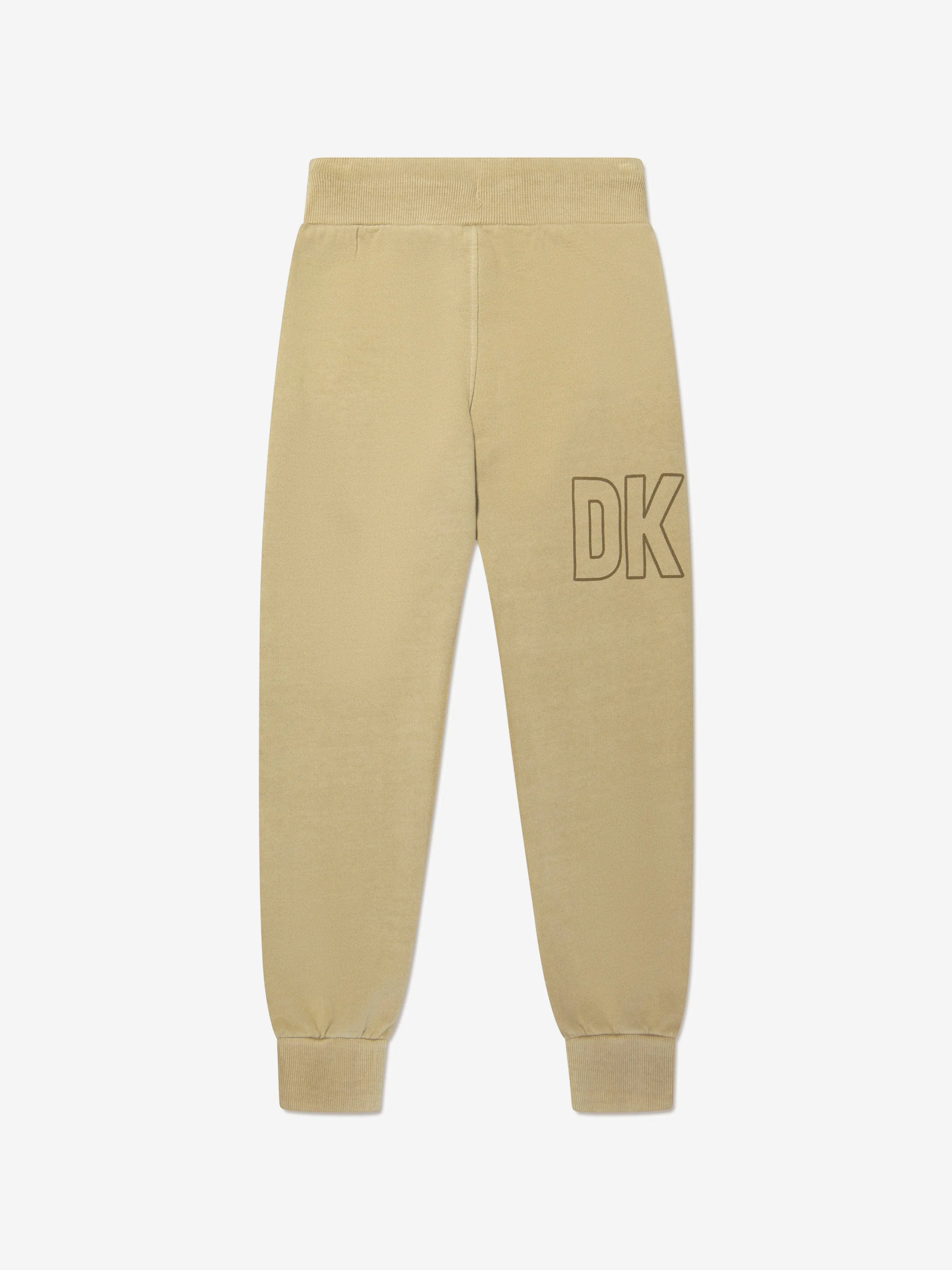 DKNY Kids Logo Joggers in Beige