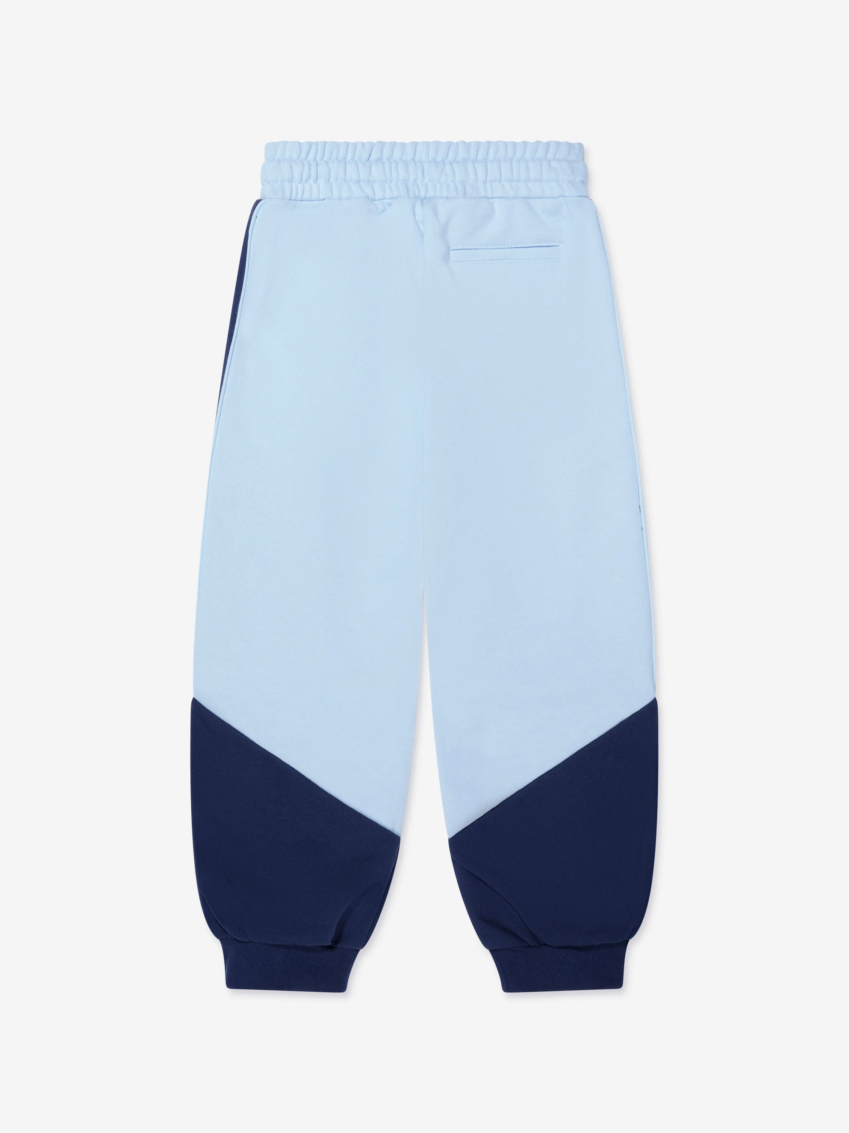 Fendi Boys Logo Joggers in Blue