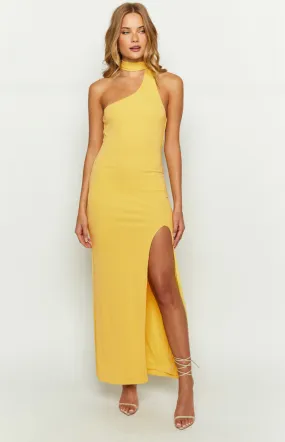 Ferris Yellow Maxi Dress