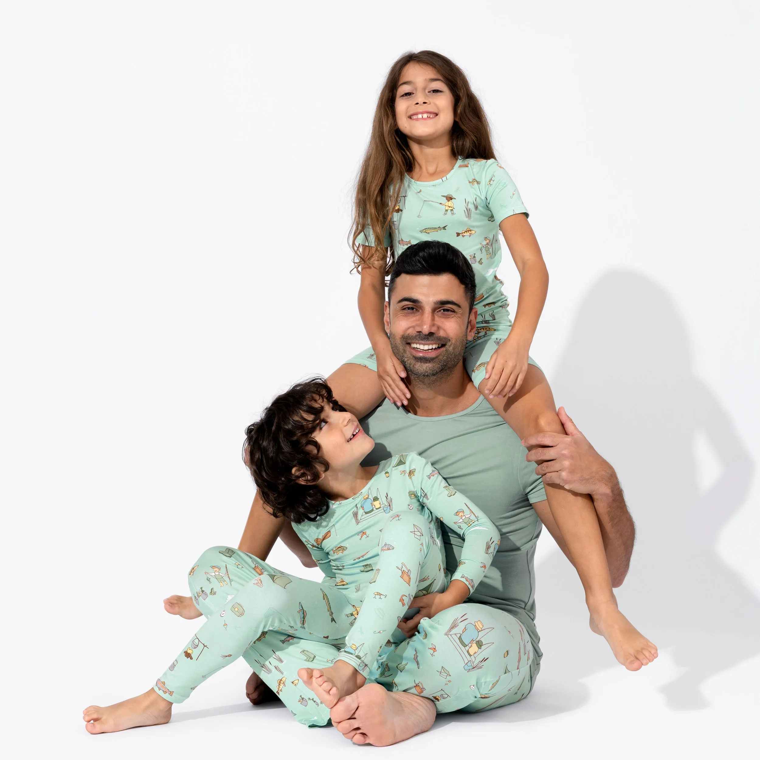 Fishing Bamboo Men's Pajama Set