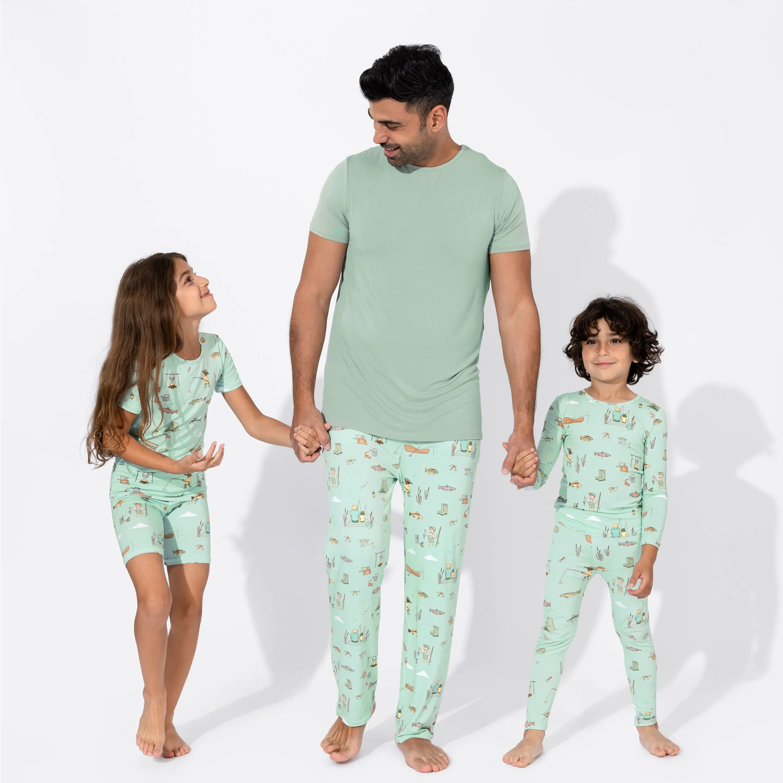 Fishing Bamboo Men's Pajama Set