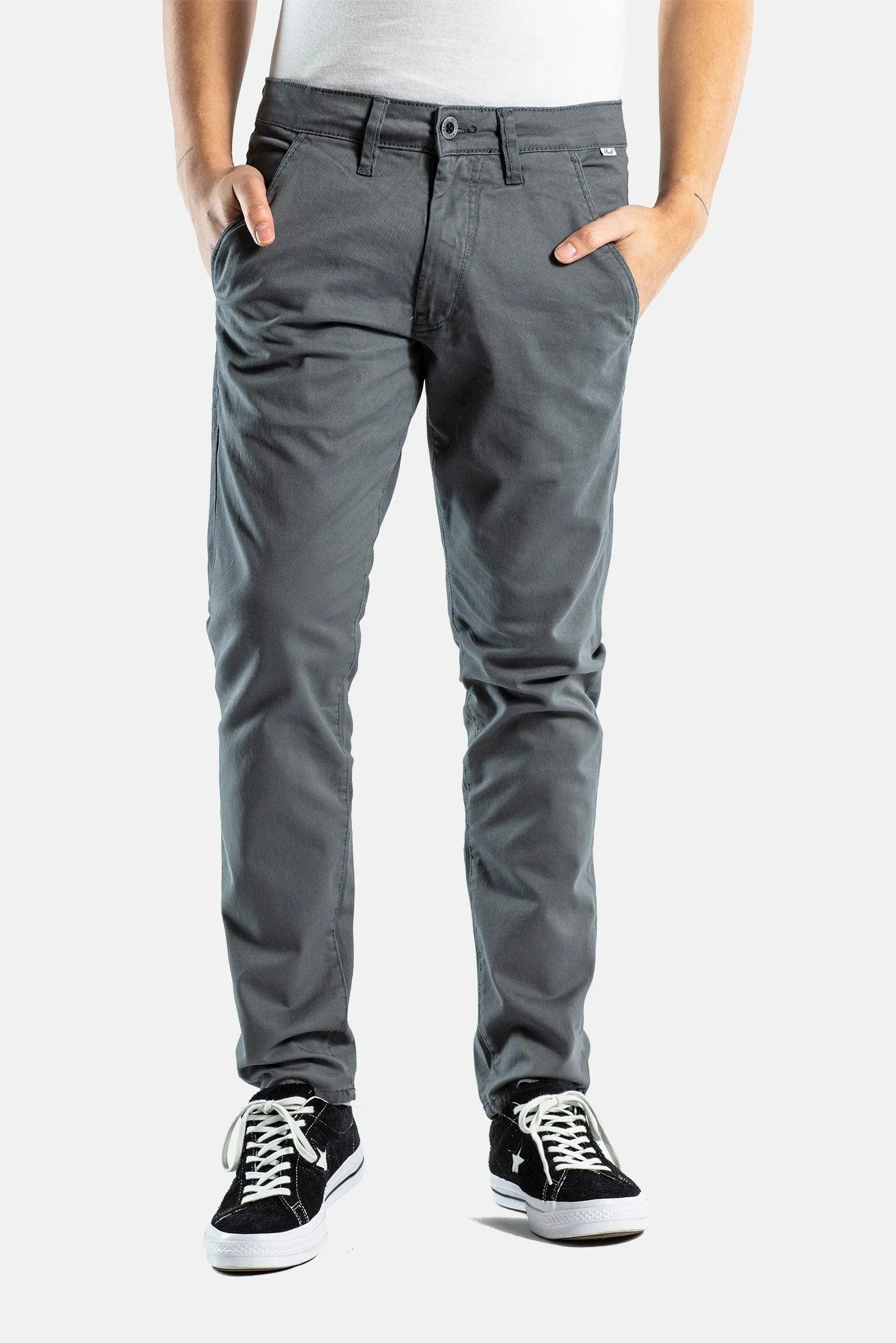 Flex Tapered Chino - Graphite Gray