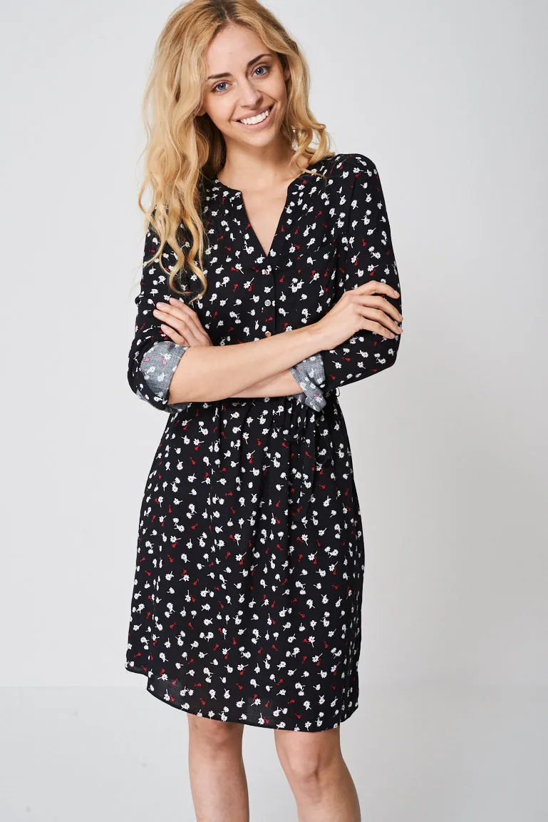 Floral Shirt Dress Ex-Branded