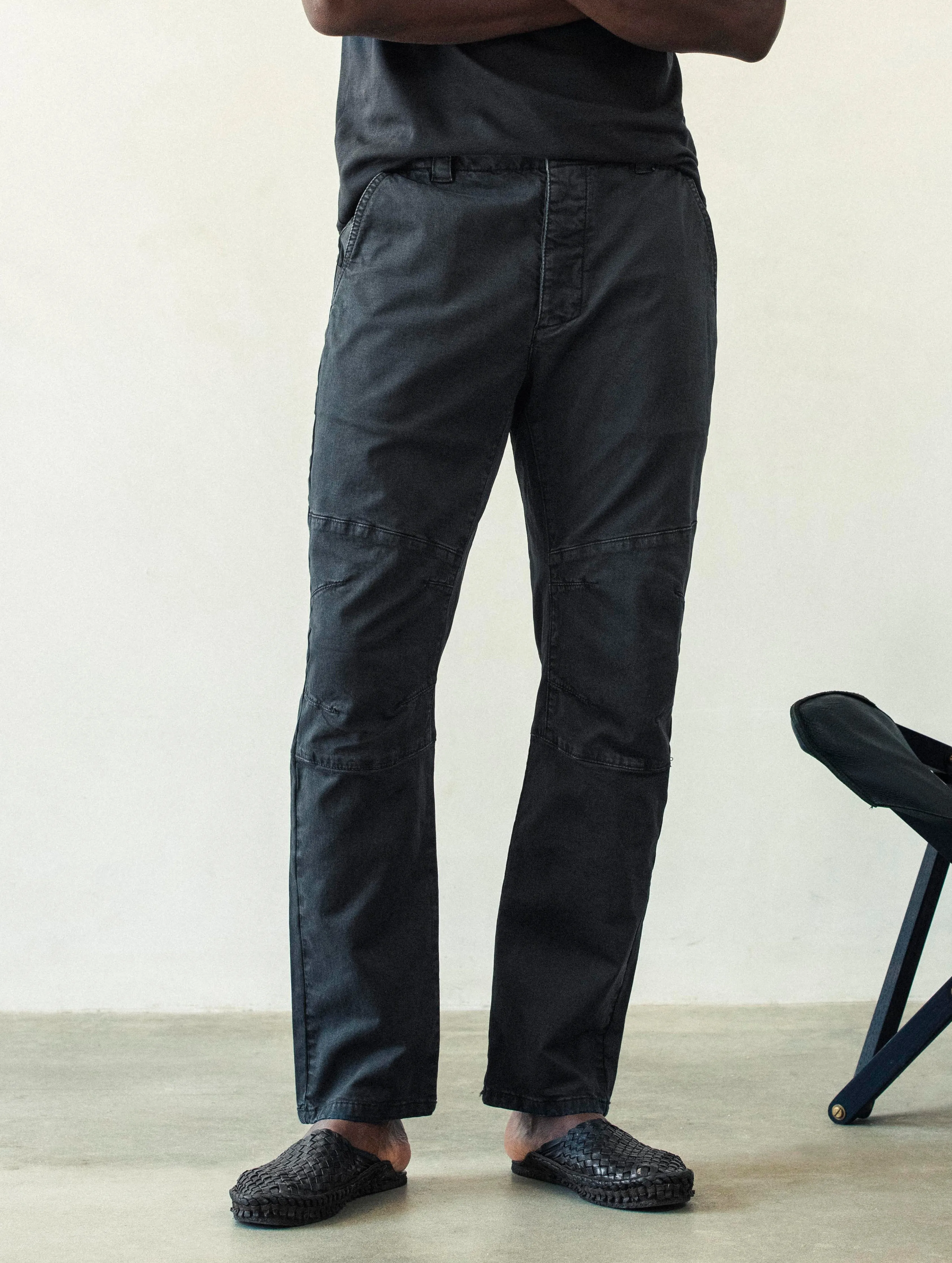 Gabriel Articulated Chino Stretch - Tarmac Black