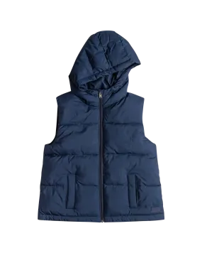 Girls Nice To Meet Ya Gilet in Mood Indigo