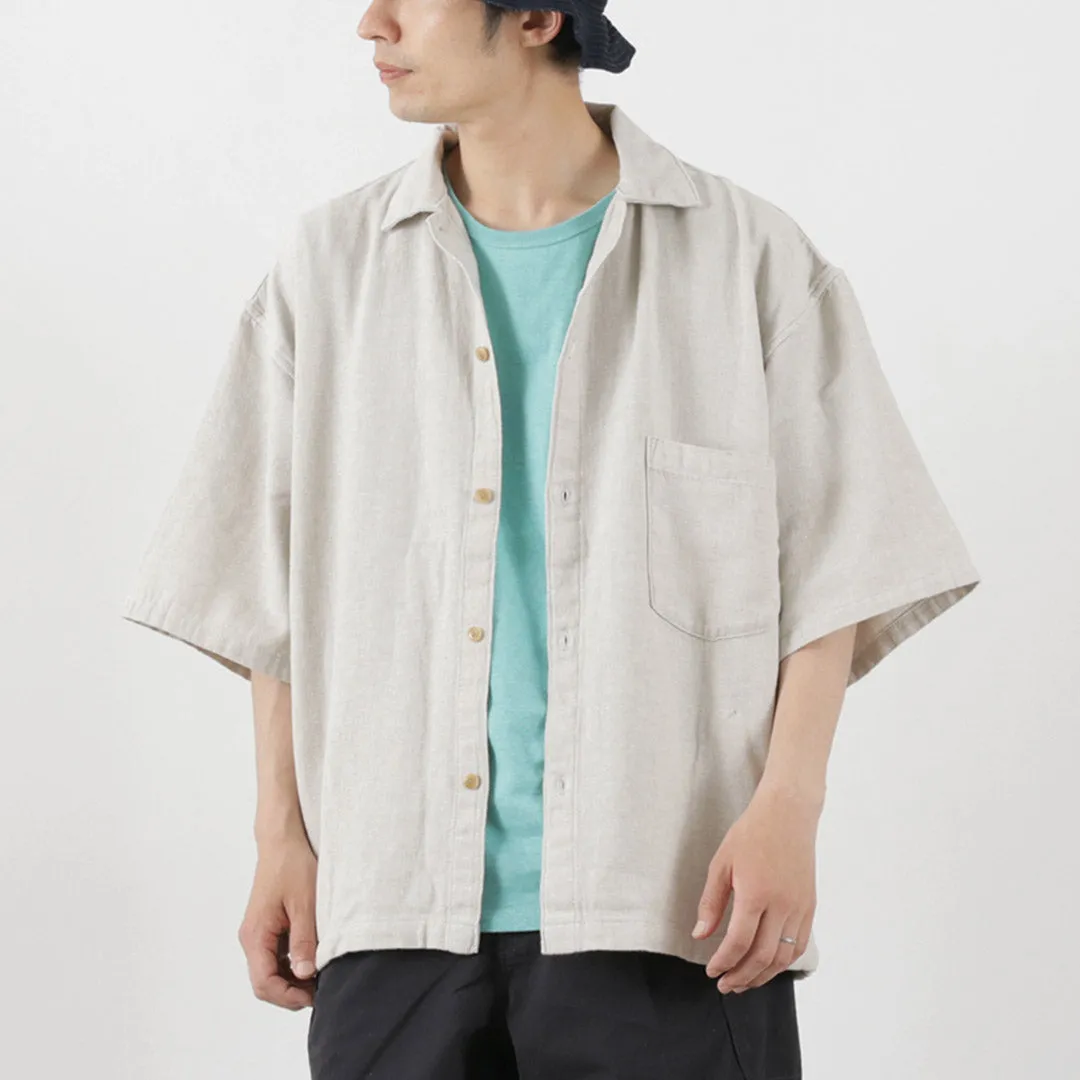 GOHEMP / Greenhill Shirt Hemp Cotton Broken Twill