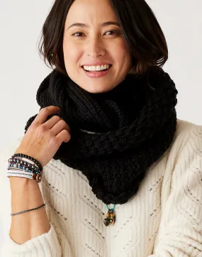 Harper Infinity Scarf: Black