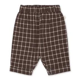 Hektor Pants -Dark brown melange