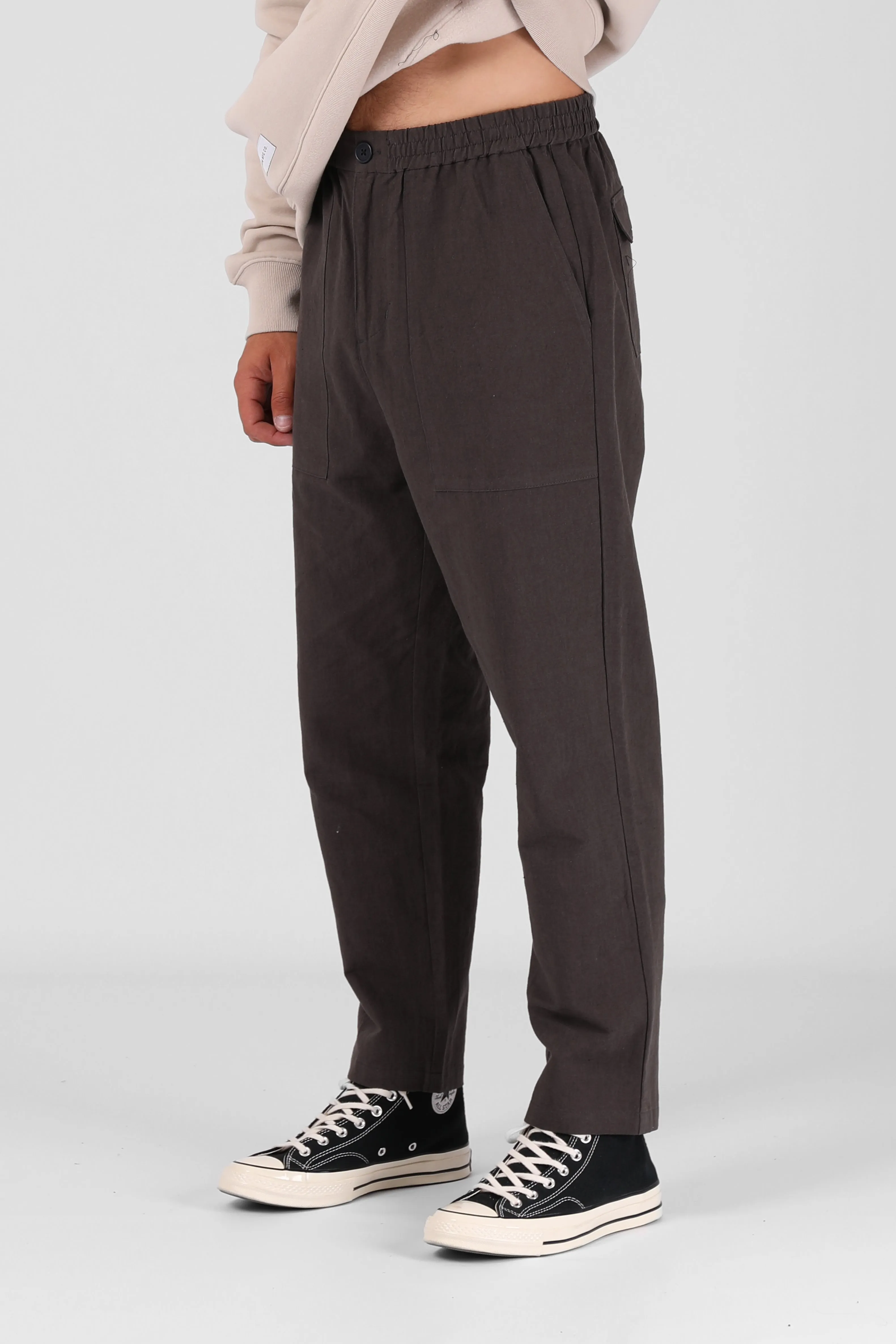 Hemp Crop Pant - Ash