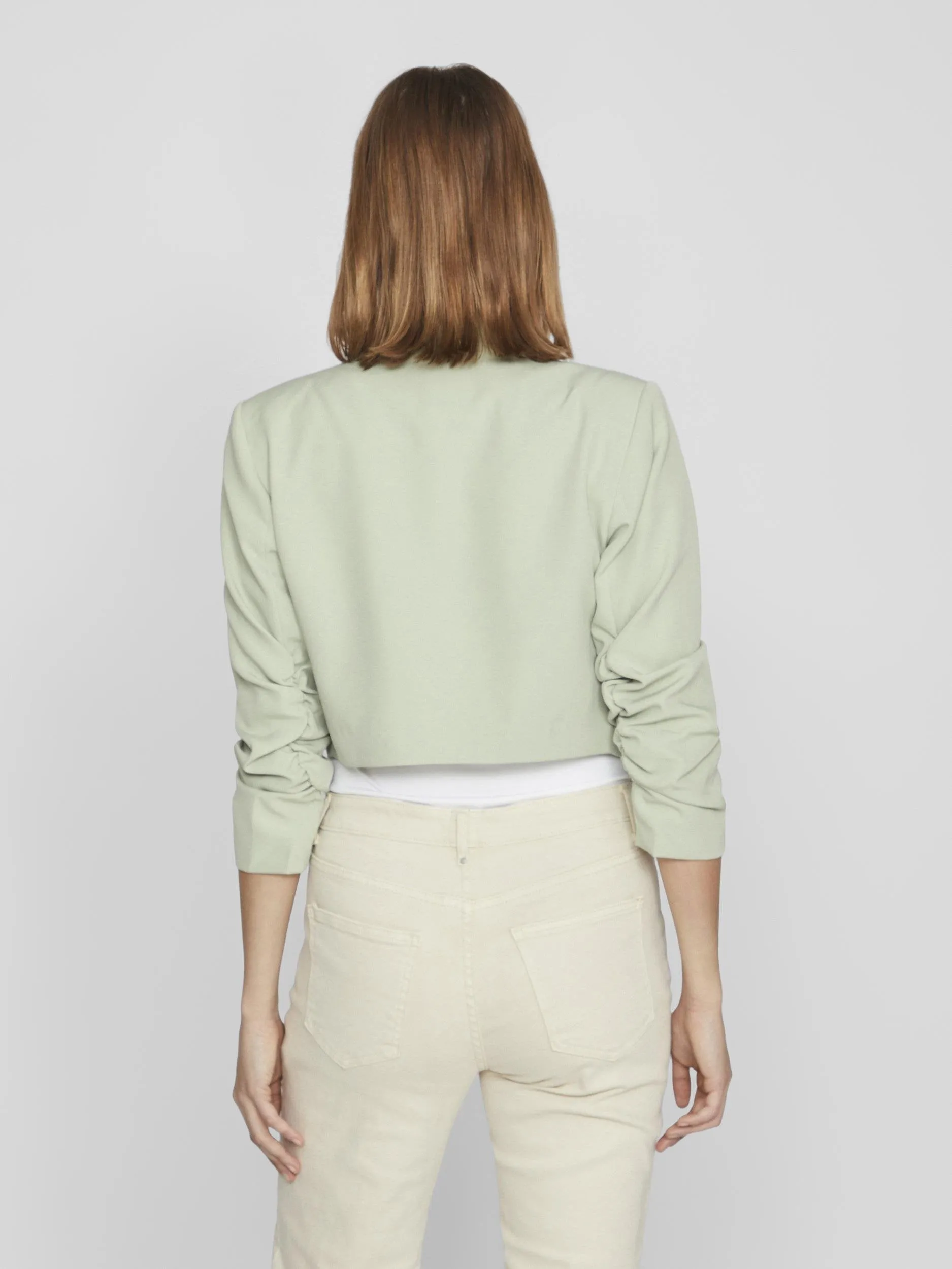 HERBIN CROPPED BLAZER (GREEN)