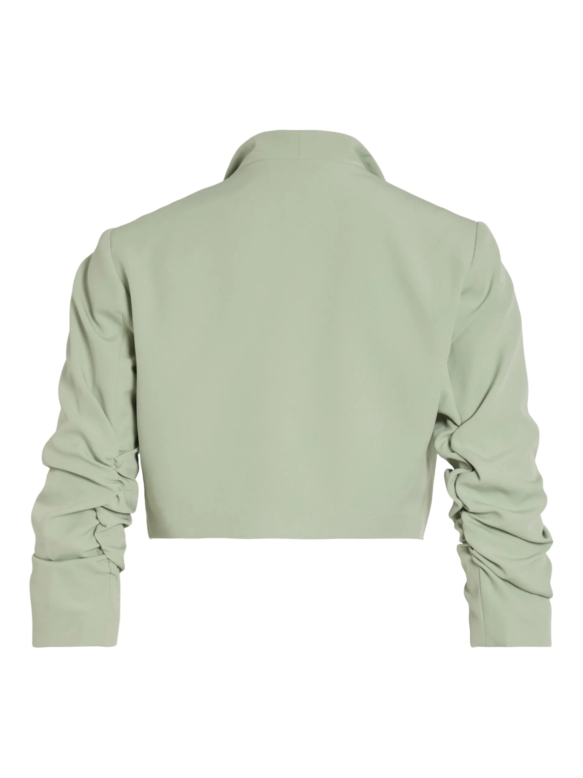 HERBIN CROPPED BLAZER (GREEN)