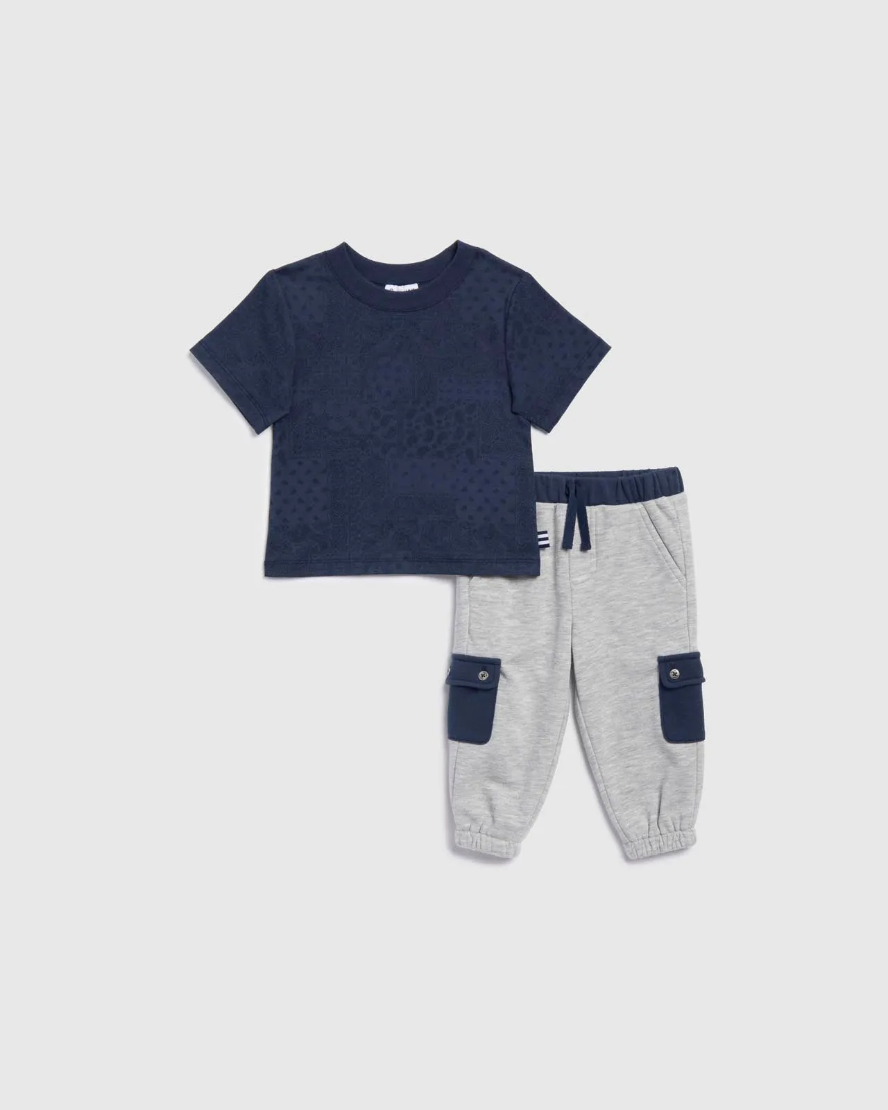 Infant Boys Bandana Colorblock Set