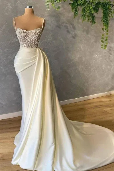 Ivory Prom Gown Evening dresses, Fancy wedding dresses, Prom girl dresses     fg1169