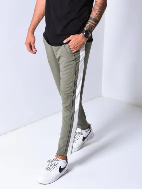 Jogger Pants Side Stripes - Khaki