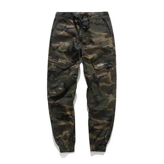 Joggers Men Cargo Pants Mens Military Black/Camouflage Pants Pure Cotton Men's Cargo Trousers With Pockets BM305