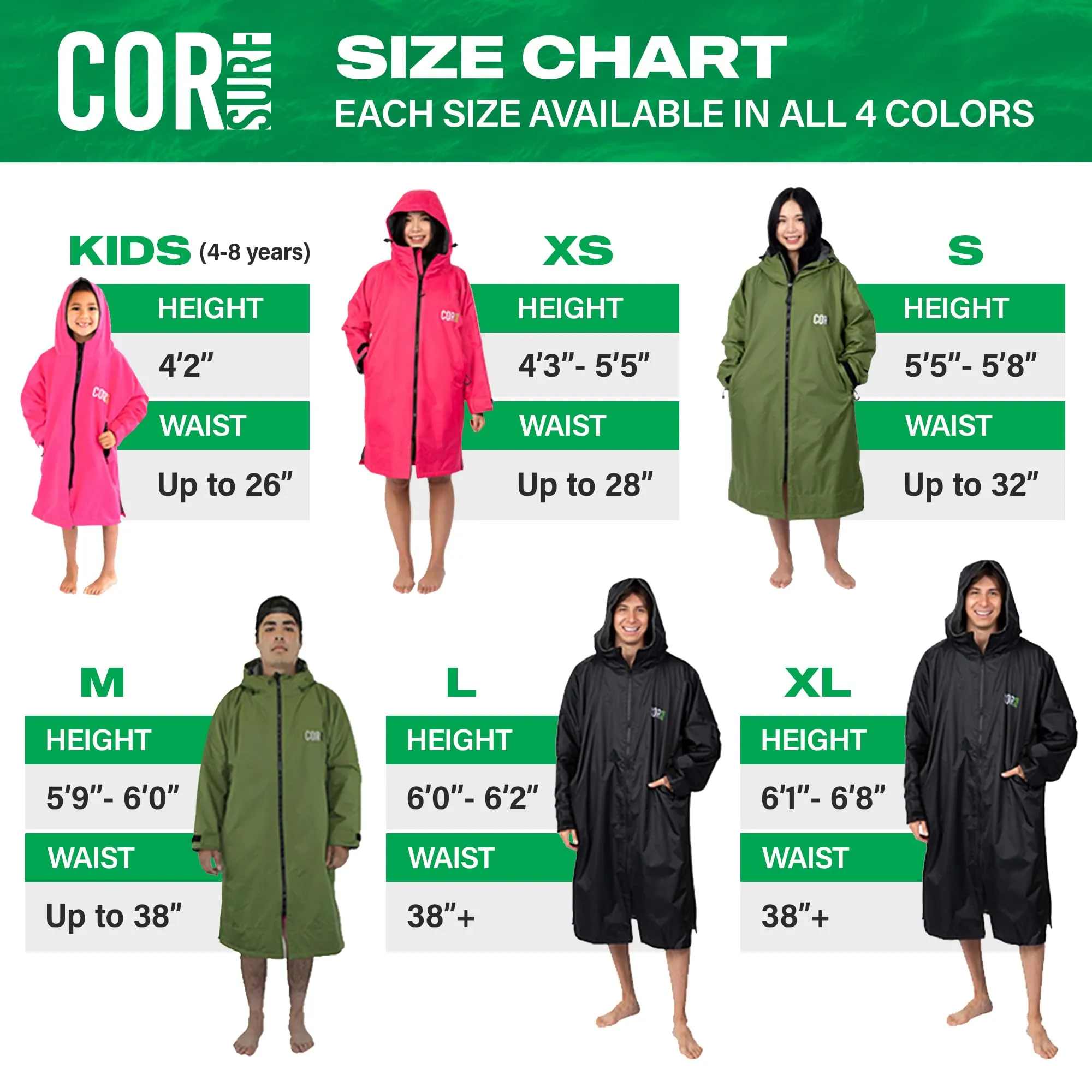 Kids Swim Parka Ages 4-8