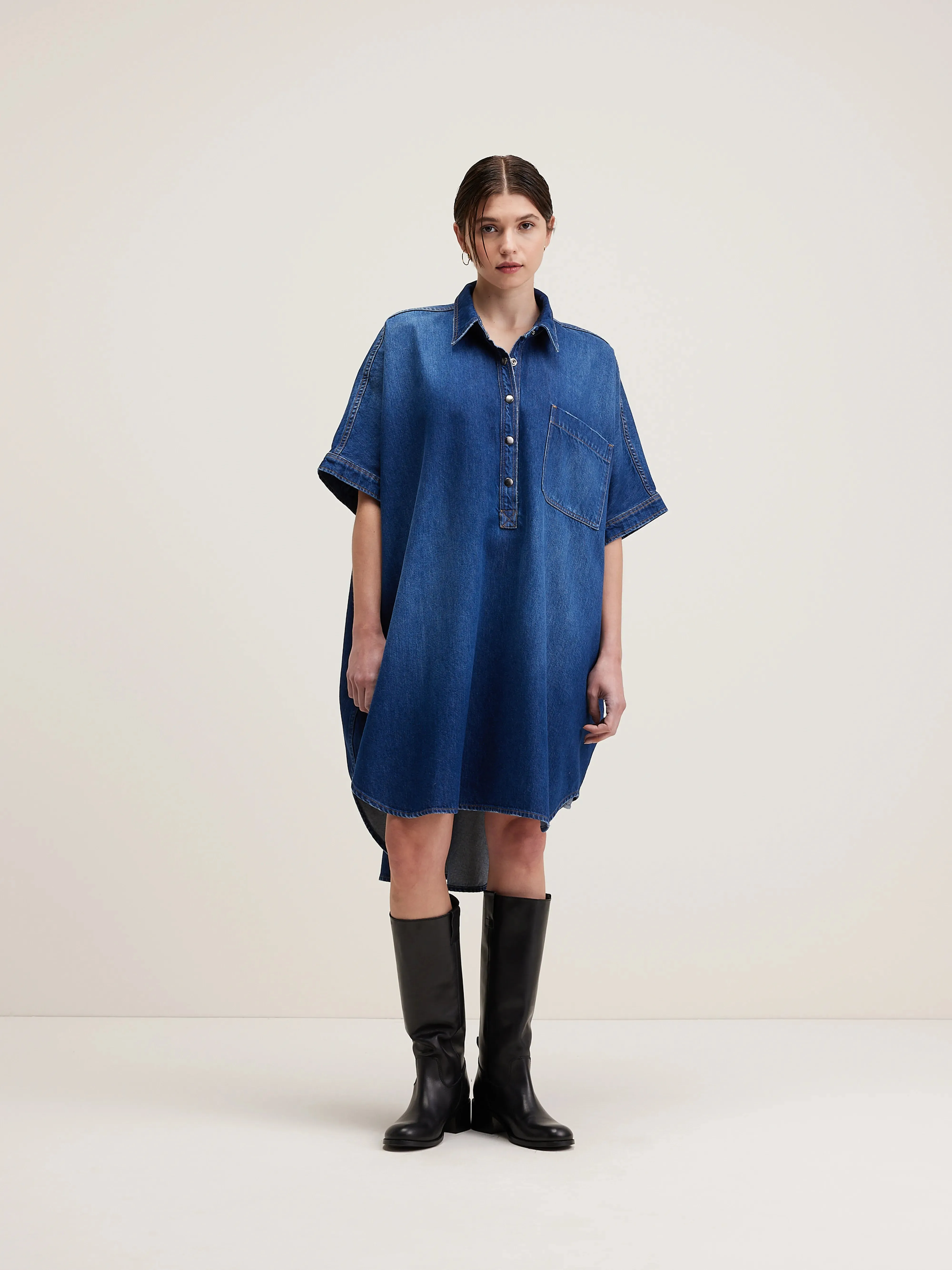 Klenn shirt dress (242 / W / BLUE STONE)