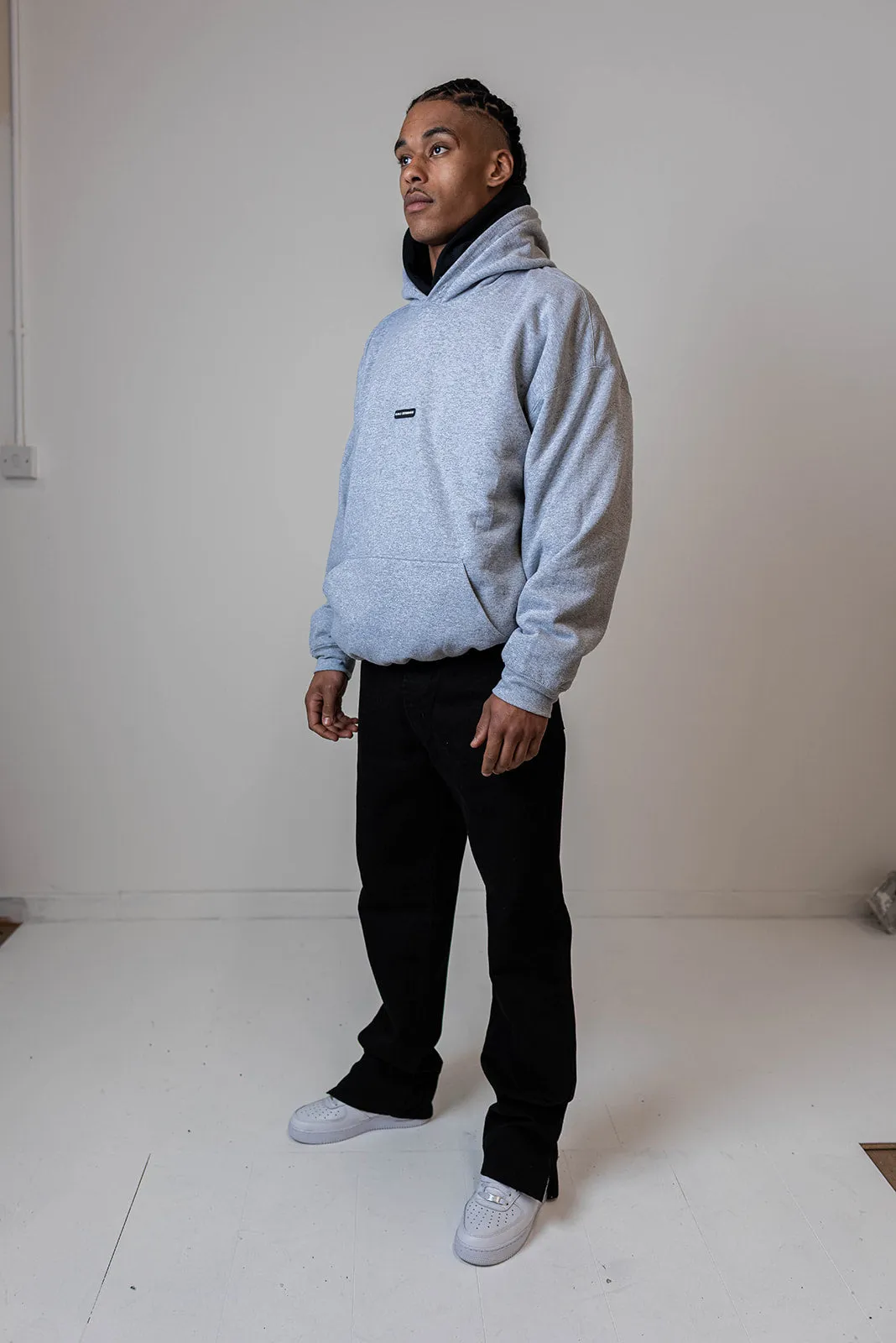 Layer Hoodie - Grey/Black