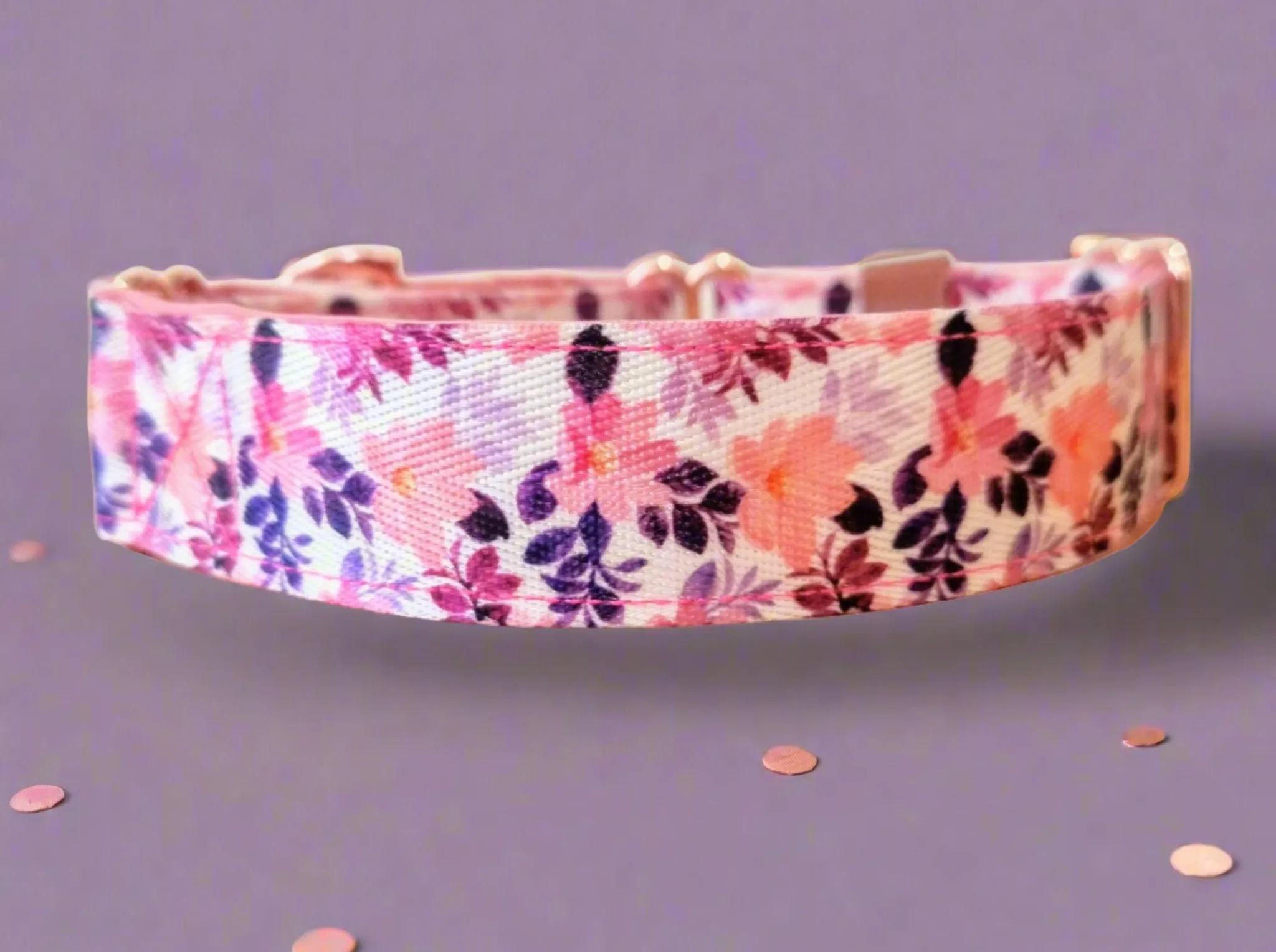 Layla - Personalised martingale collar - padded