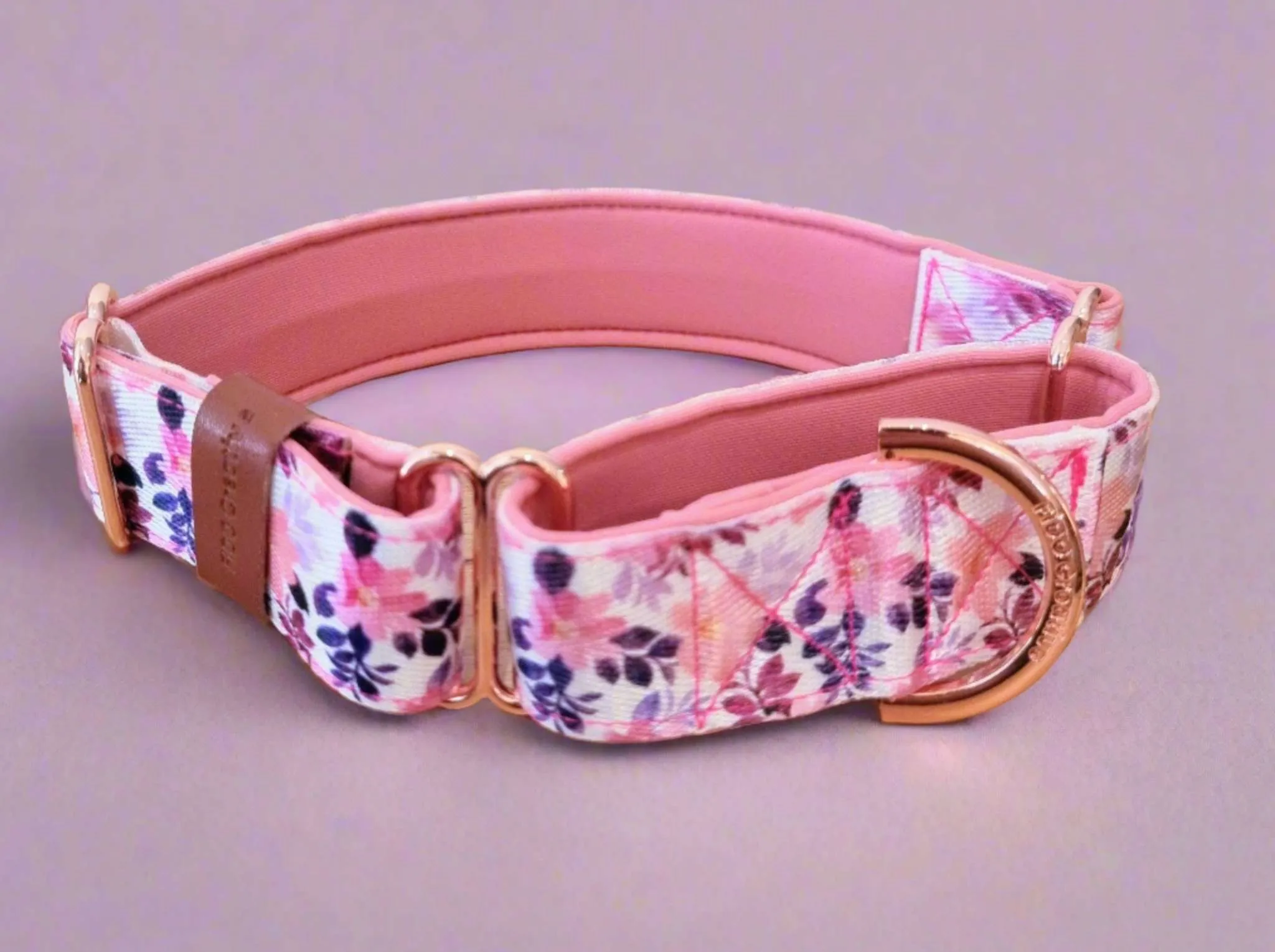 Layla - Personalised martingale collar - padded