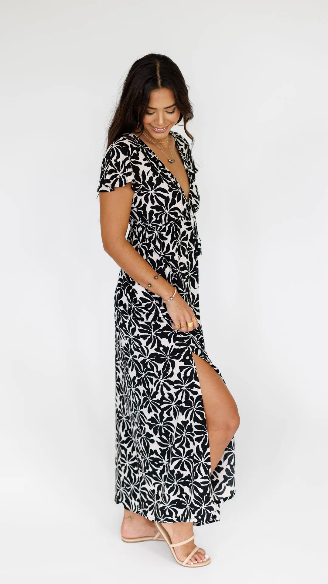 Leilani Dress / Aloha Black