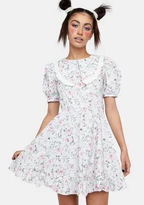 Mary Elizabeth Rose Print Dress