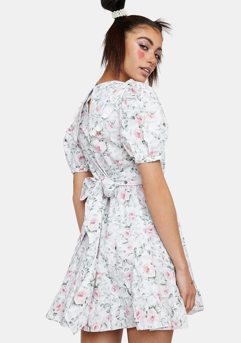 Mary Elizabeth Rose Print Dress