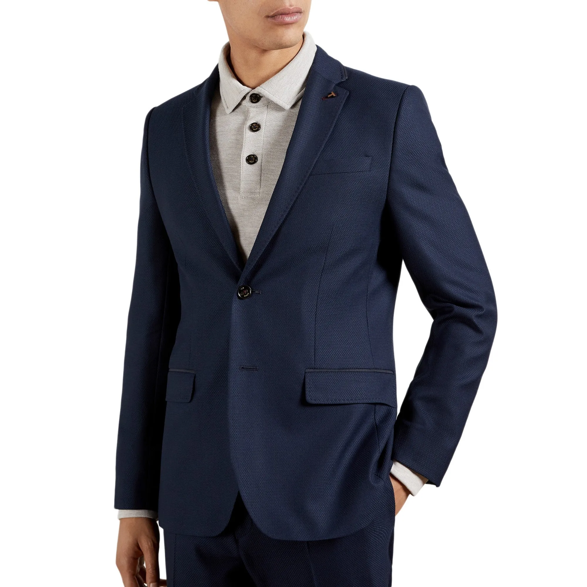 Men Mmj-Eskk-Semi Plain Blazer - Navy