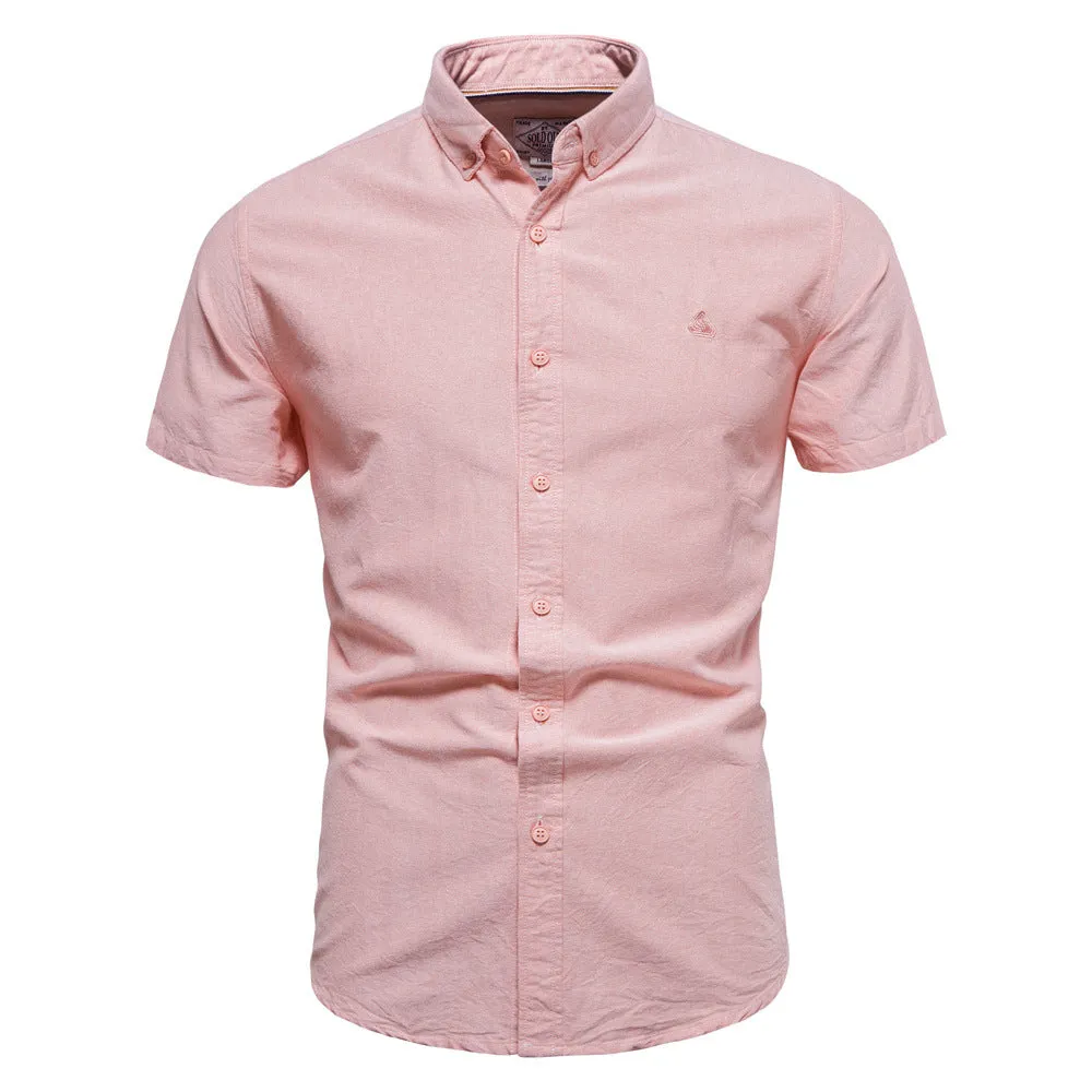 Men's Short Sleeve Slim Fit Business Shirt Basic Designed Breathable | SH711