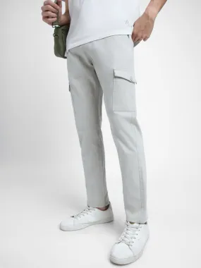 Men's Stone with Drawstring Closure Cargo Pants