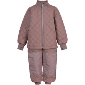 Mikk-Line Thermo Set w. Fleece Twilight Mauve