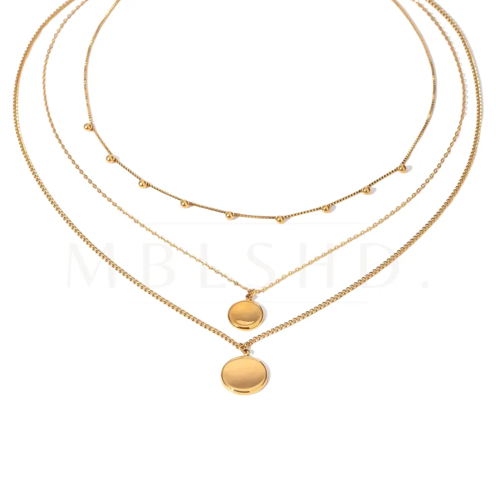 Minimalist Triple Layer Necklace