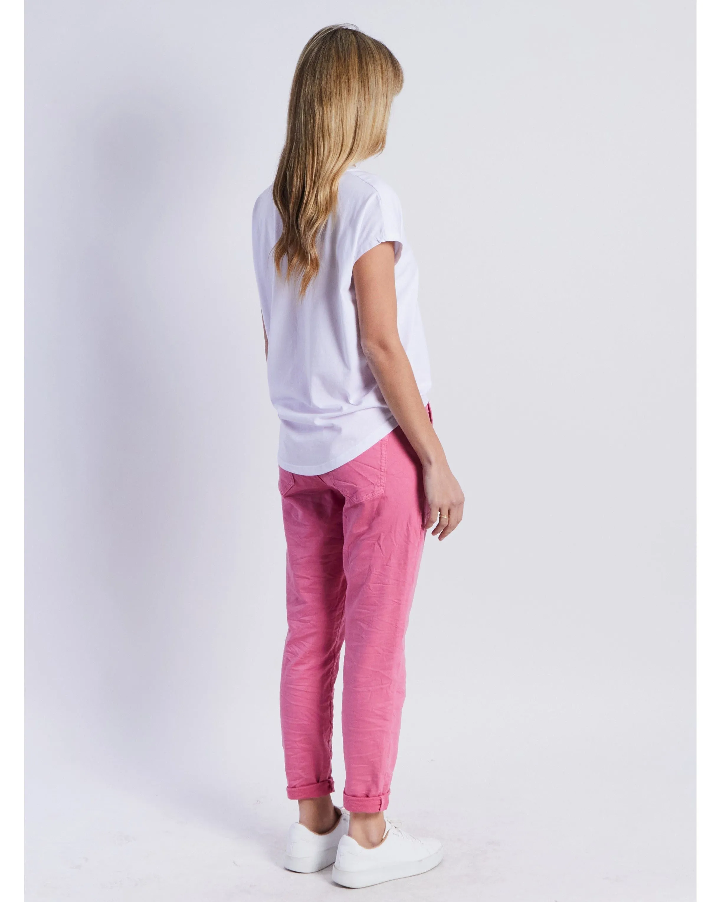 Monaco Jeans Riley Denim Jogger -  Pink