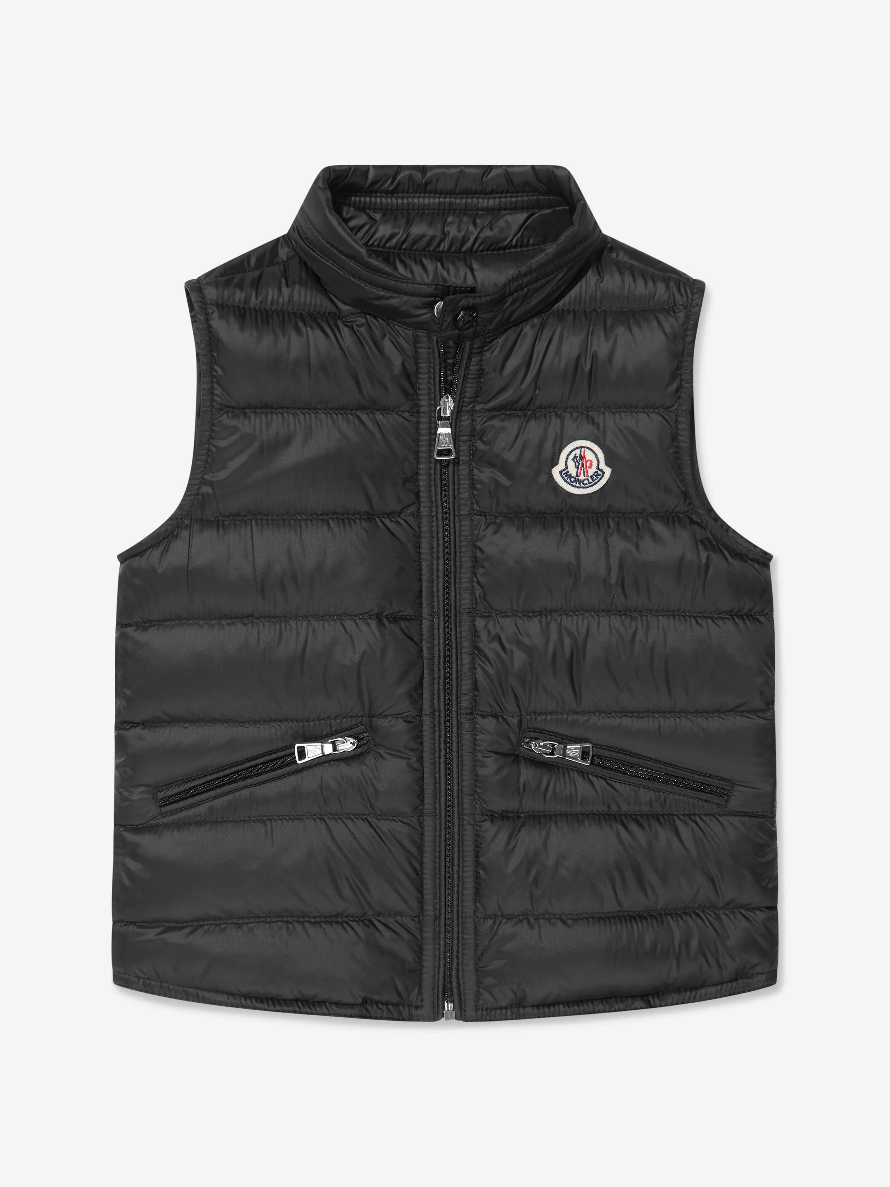 Moncler Enfant Boys Down Padded Gui Gilet in Black