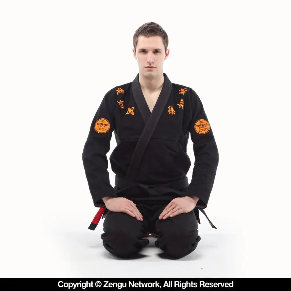 Muae Wear Furinkazan Black Jiu Jitsu Gi