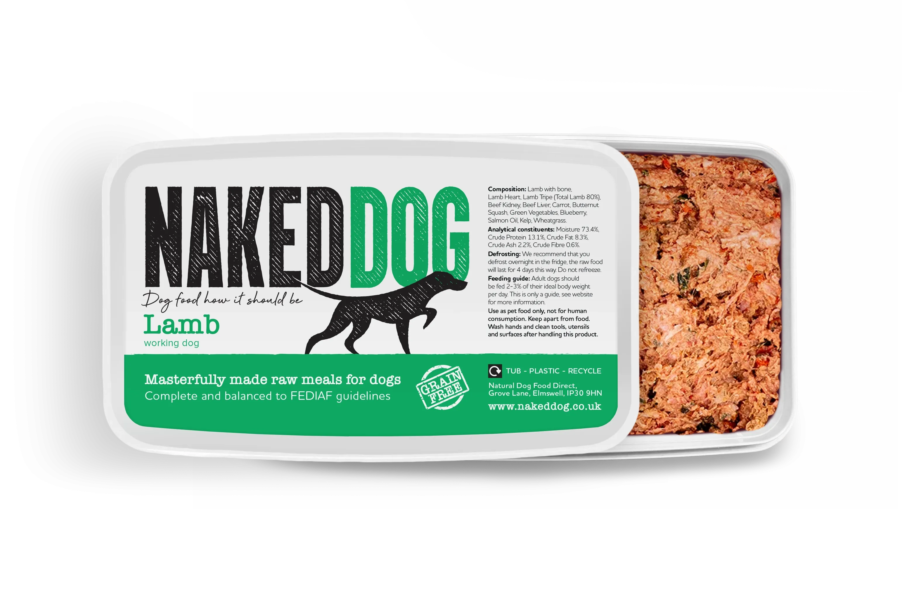 NAKEDDOG Original Lamb 500g