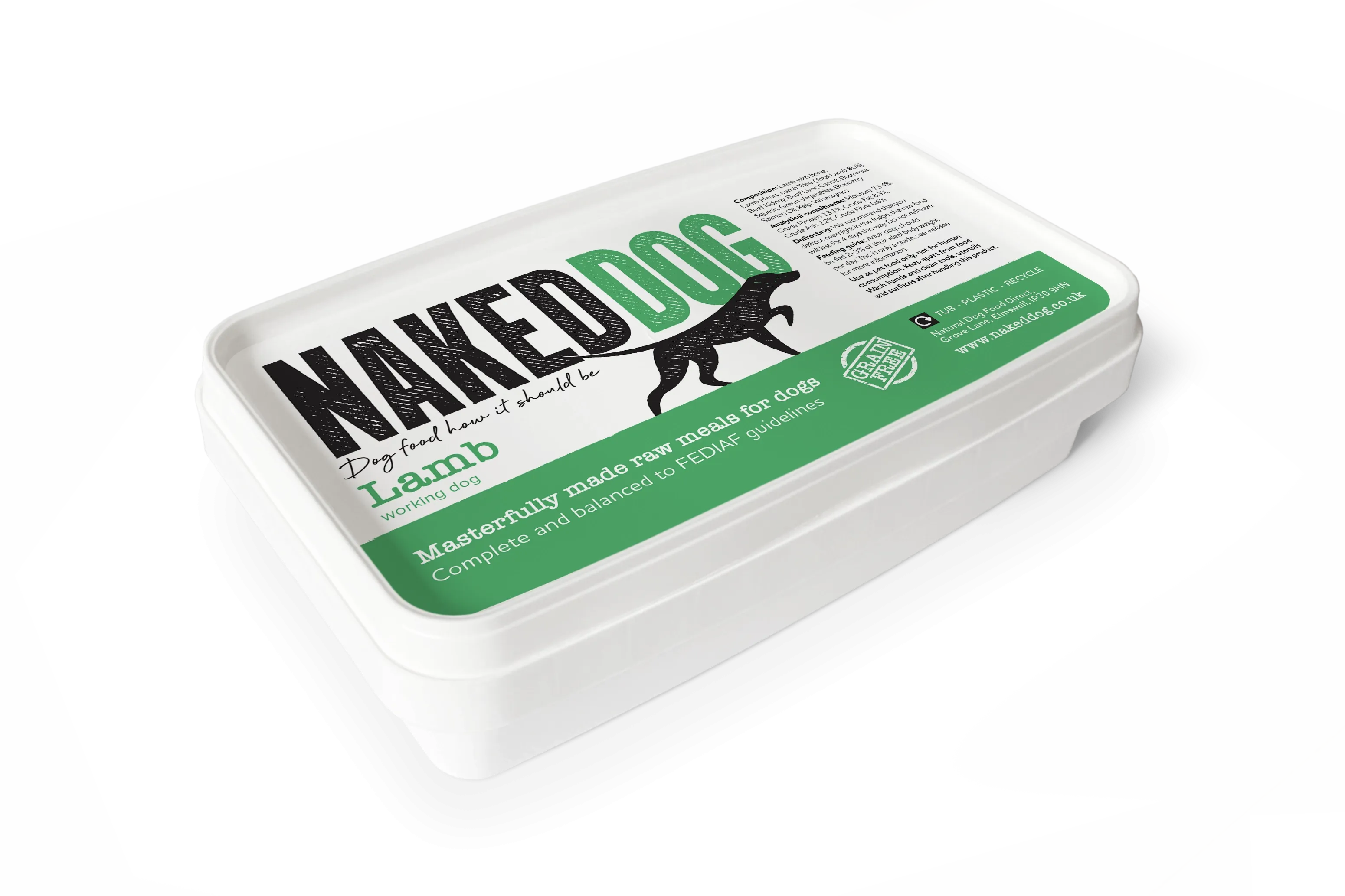 NAKEDDOG Original Lamb 500g