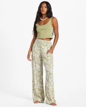 New Waves 2 Wide-Leg Pants - Avocado 2