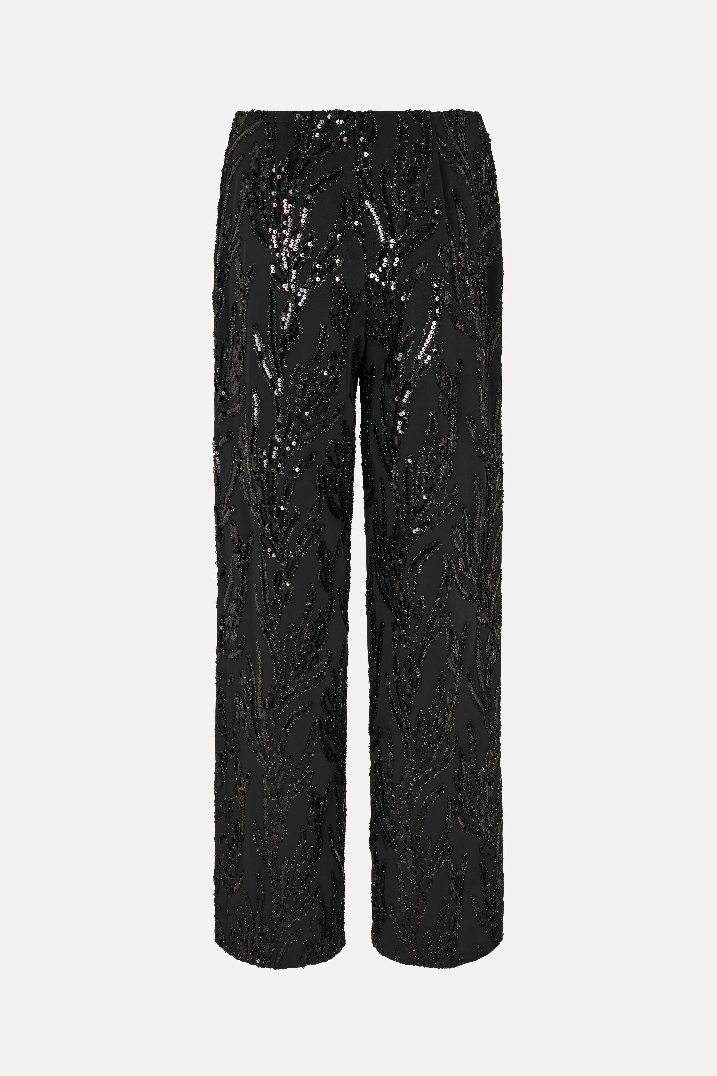 No Waistband Long Pants - Abstract Embellishment