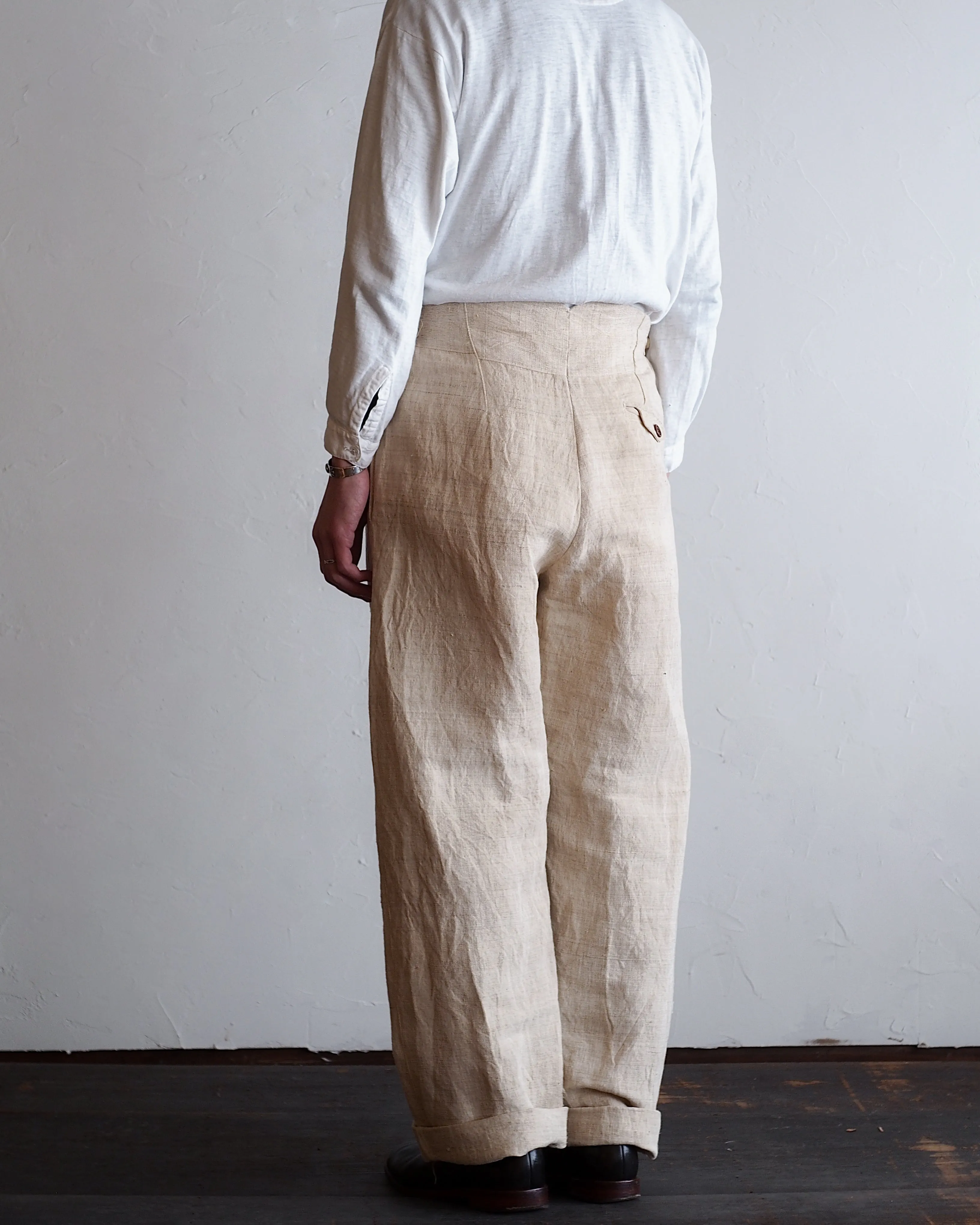 NORA WORK PANTS~japan old cotton/hemp