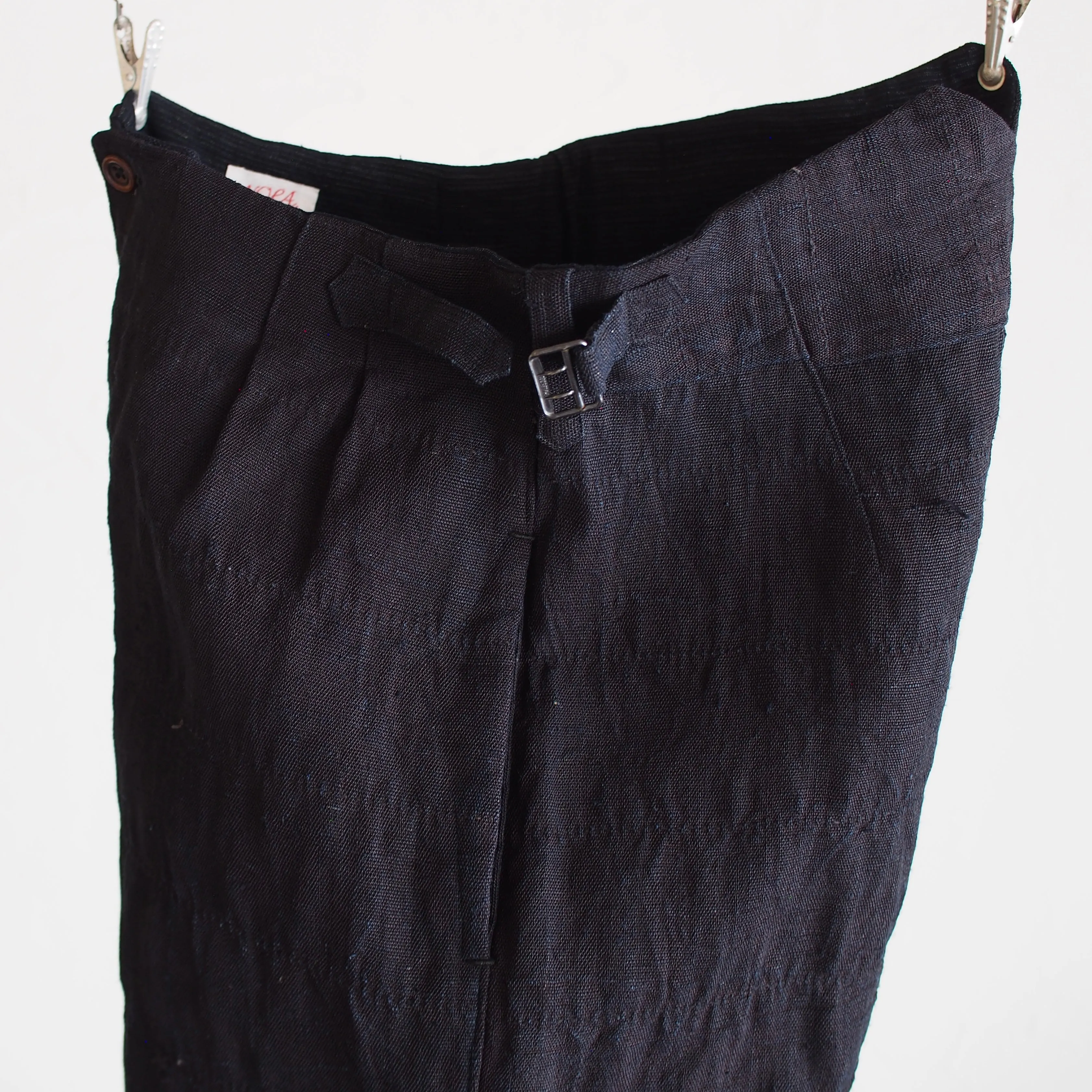 NORA WORK PANTS~japan old hemp fabric~南部麻 刺子