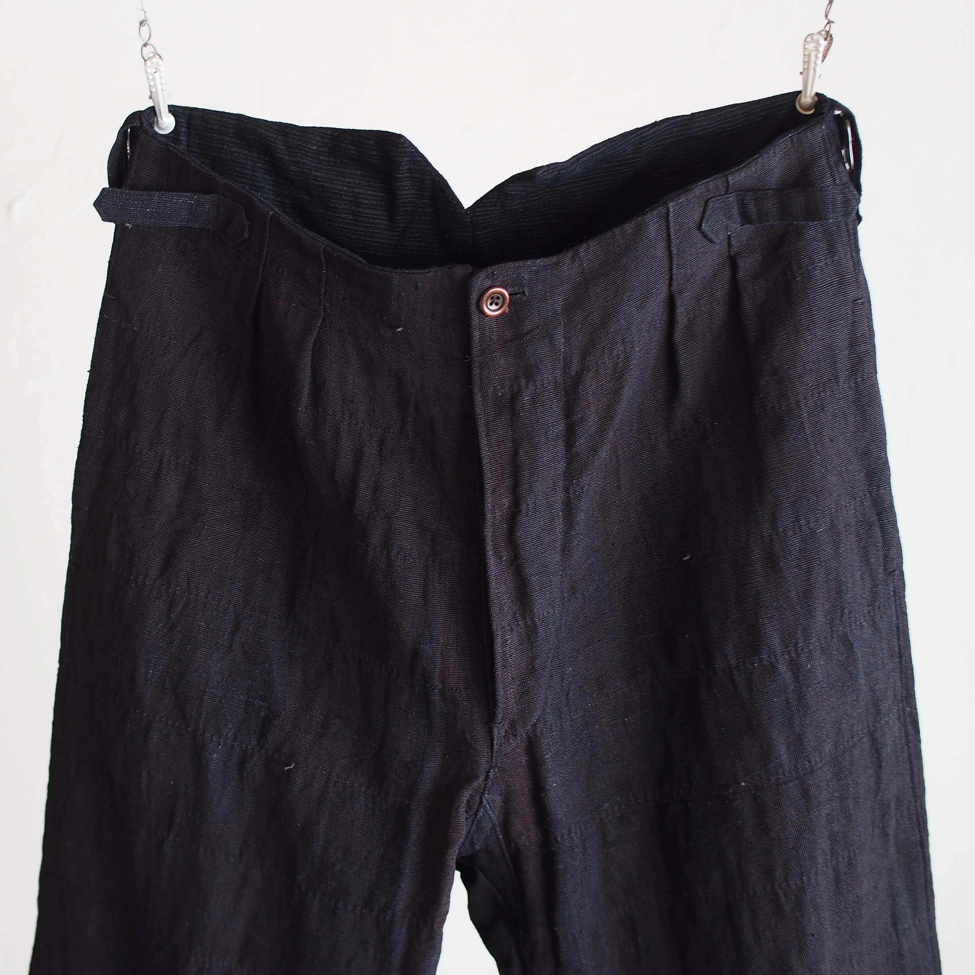 NORA WORK PANTS~japan old hemp fabric~南部麻 刺子