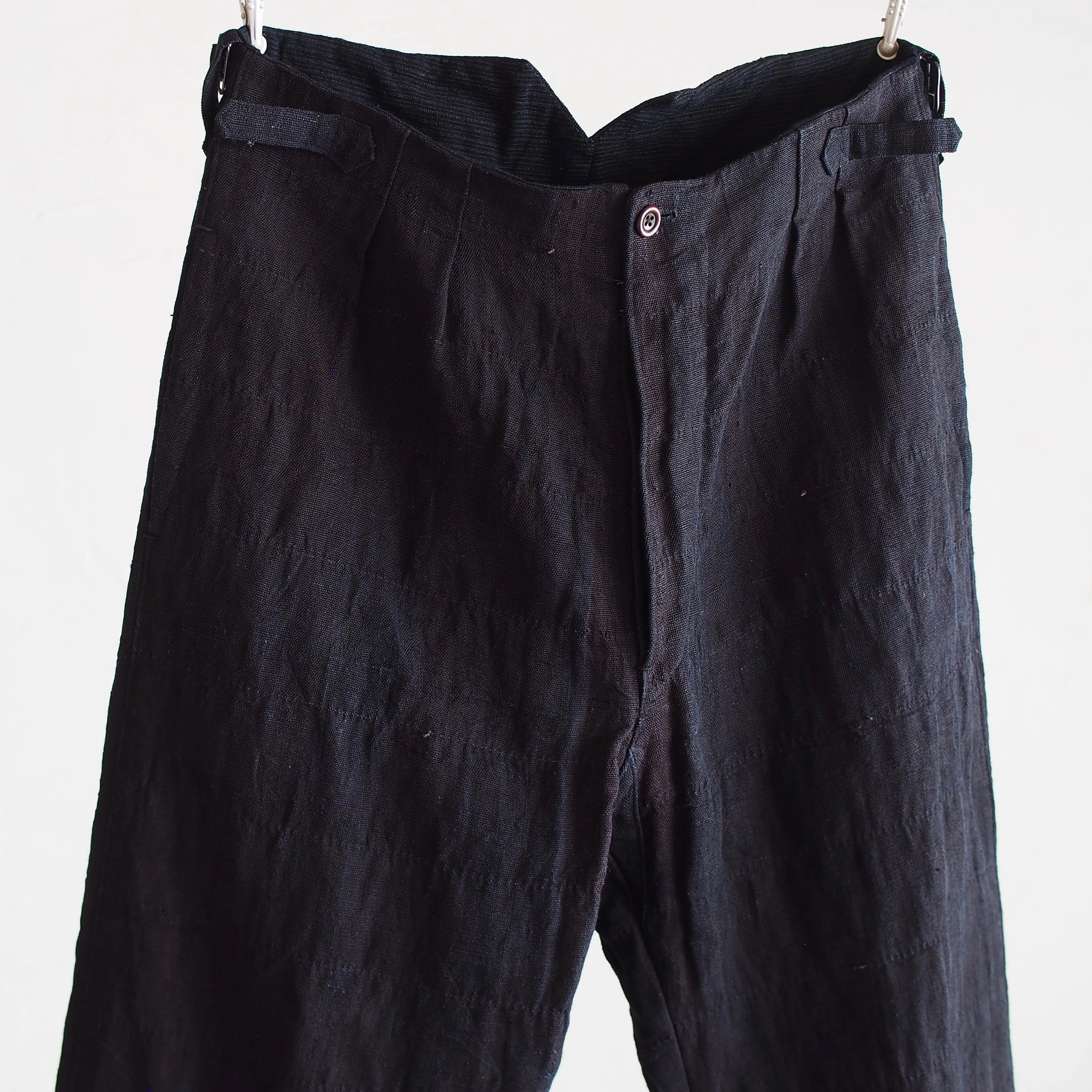 NORA WORK PANTS~japan old hemp fabric~南部麻 刺子