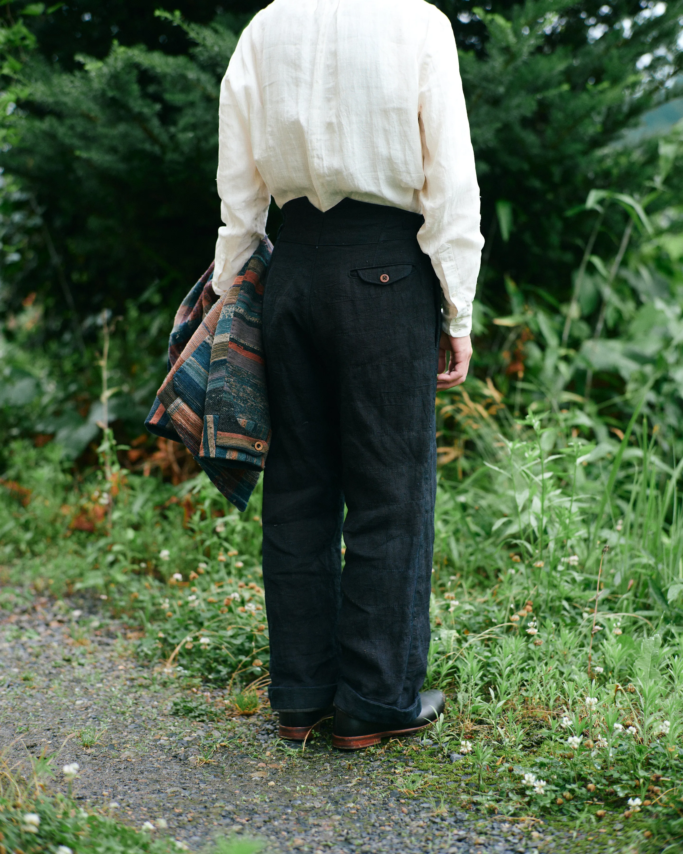 NORA WORK PANTS~japan old hemp fabric~南部麻 刺子